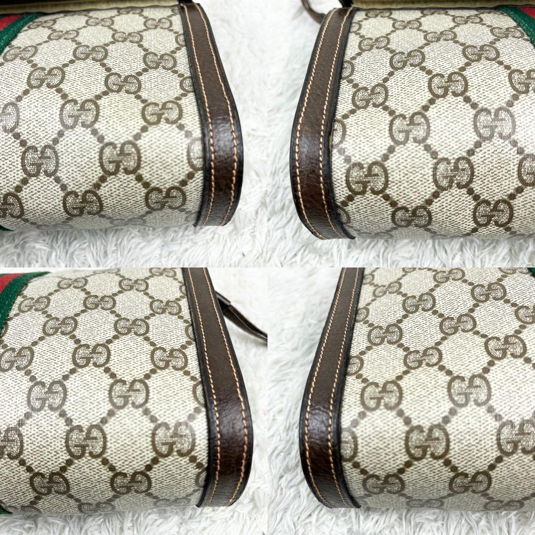 【極美品】オールドグッチ シェリーライン GGスプリーム クラッチバッグ