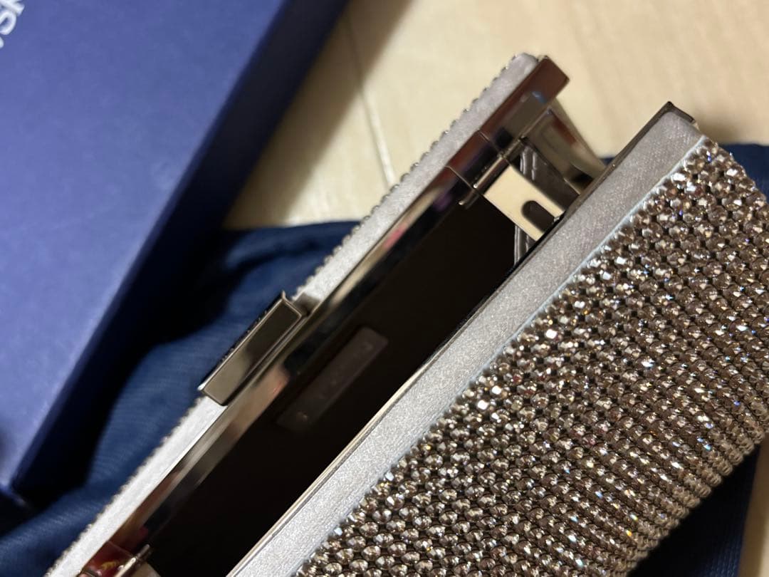 極美品✨スワロフスキー ビジュー イヴニングバッグ 2way クラッチバッグ