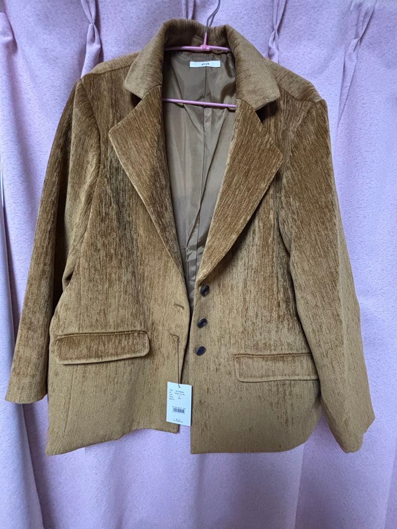 olun オルン ルーズベーシックモールジャケット