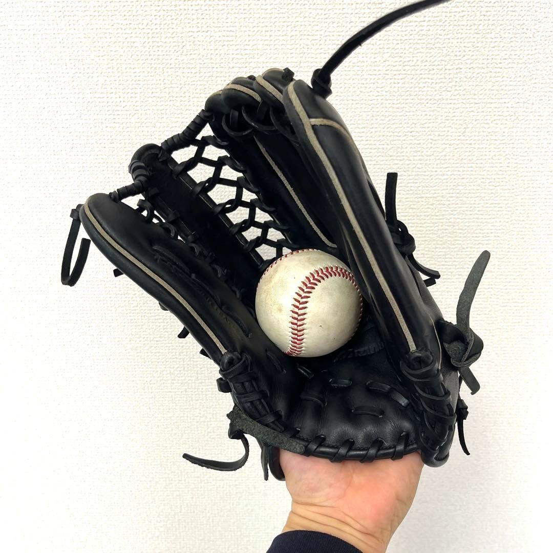 758 ミズノ イチローモデル 型抜群 極美品 軟式 外野手用グローブ