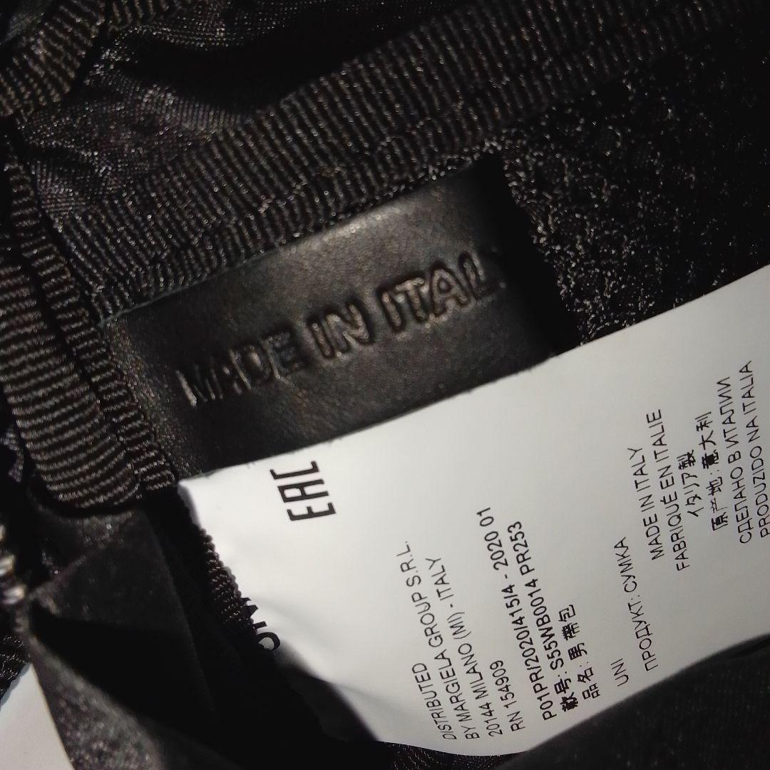 KM065 メゾンマルジェラ 極美品 4ステッチ ウエストポーチ ウエストバッグ