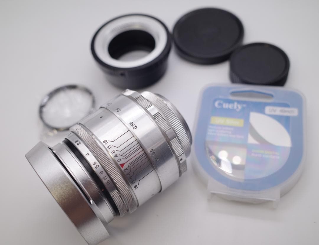 33【希少】13枚絞り　分解整備済み　Helios　ヘリオス44　アダプター付