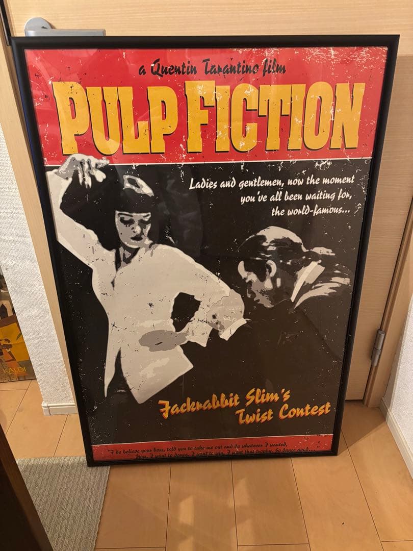 PULP FICTION 特大 ポスター 激レア 映画 タランティーノ 名作