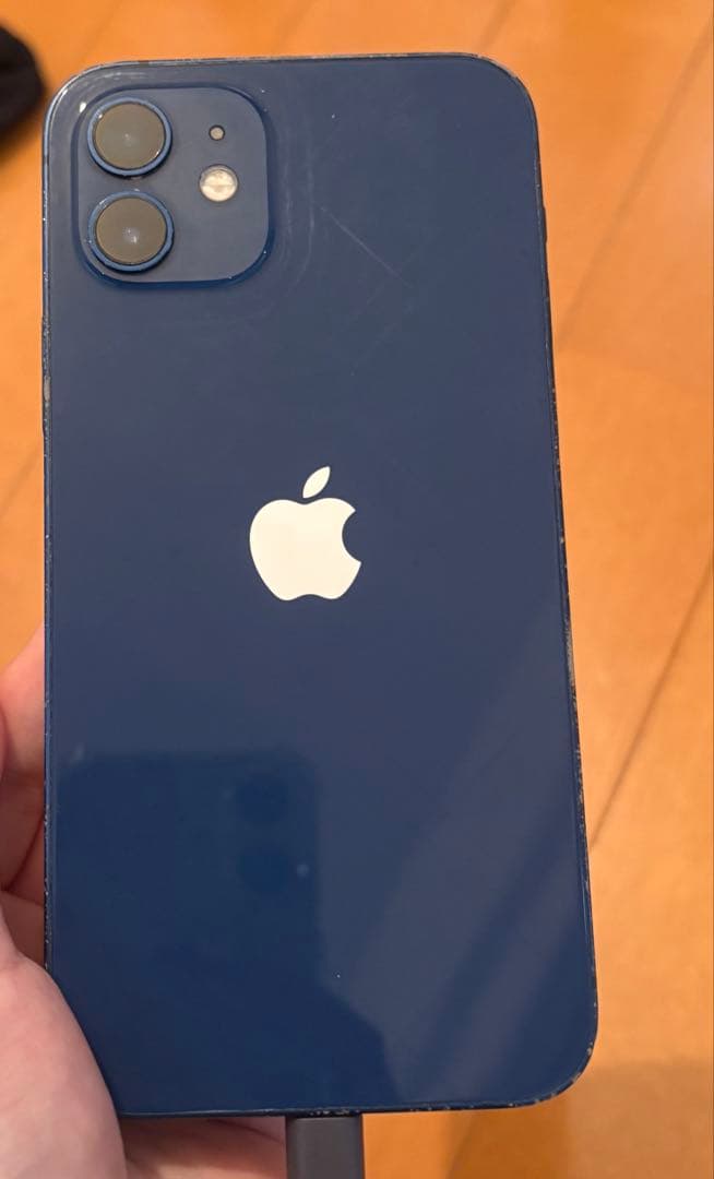 Apple iPhone 12 本体 ブルー　128GB SIMフリー画面割れ無