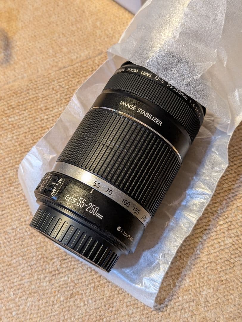 レンズ(ズーム) EF-S55-250mm f/4-5.6 IS & EF-S 18-55mm