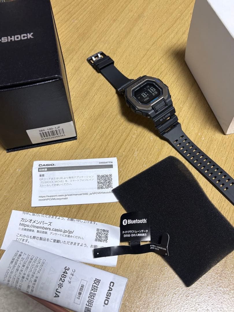 CASIO GBX-100-1JF タイドグラフ