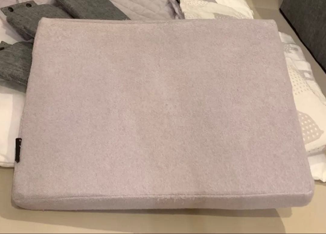 【美品】ファルスカ　コンパクトベッドFree メランジグレー