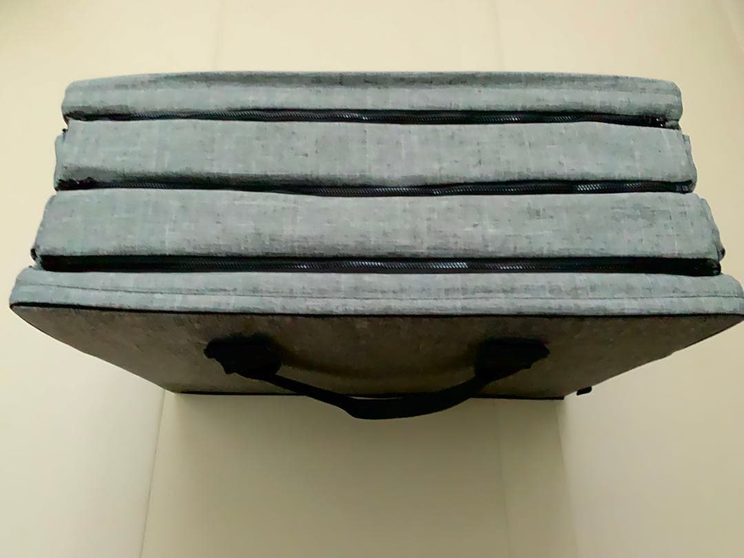 【美品】ファルスカ　コンパクトベッドFree メランジグレー