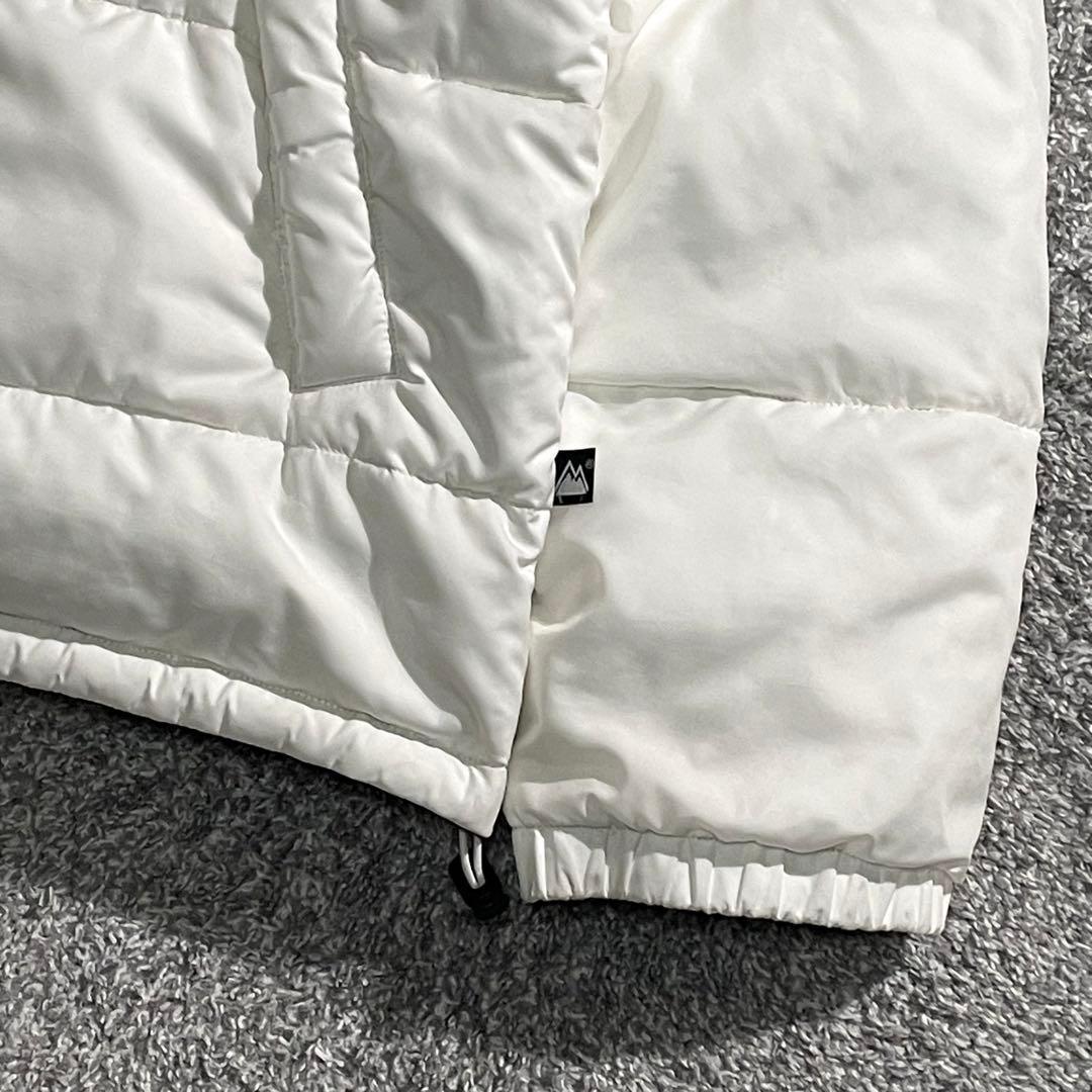 ファーストダウン　リバーシブル　ダウンジャケット　サイズ４L　ブラック　ホワイト