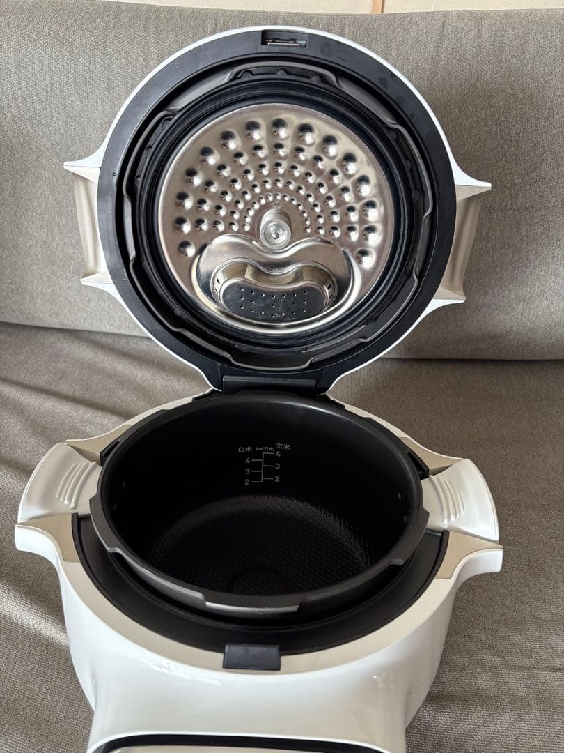 お値下げ中！tfalティファール クックフォーミータッチ ホワイト 3L