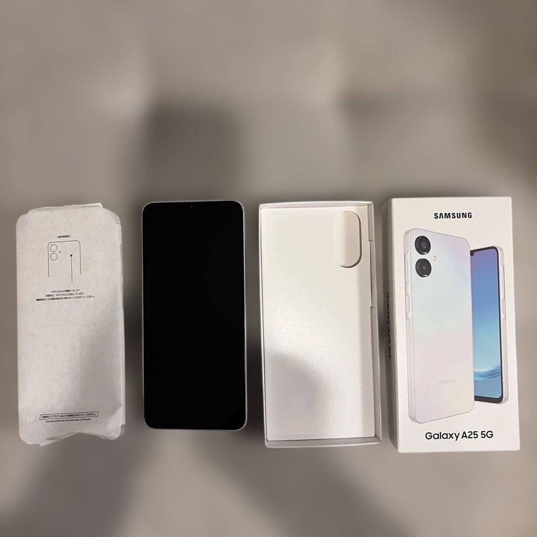 【新品未使用】Samsung Galaxy A25 5G ホワイト 本体