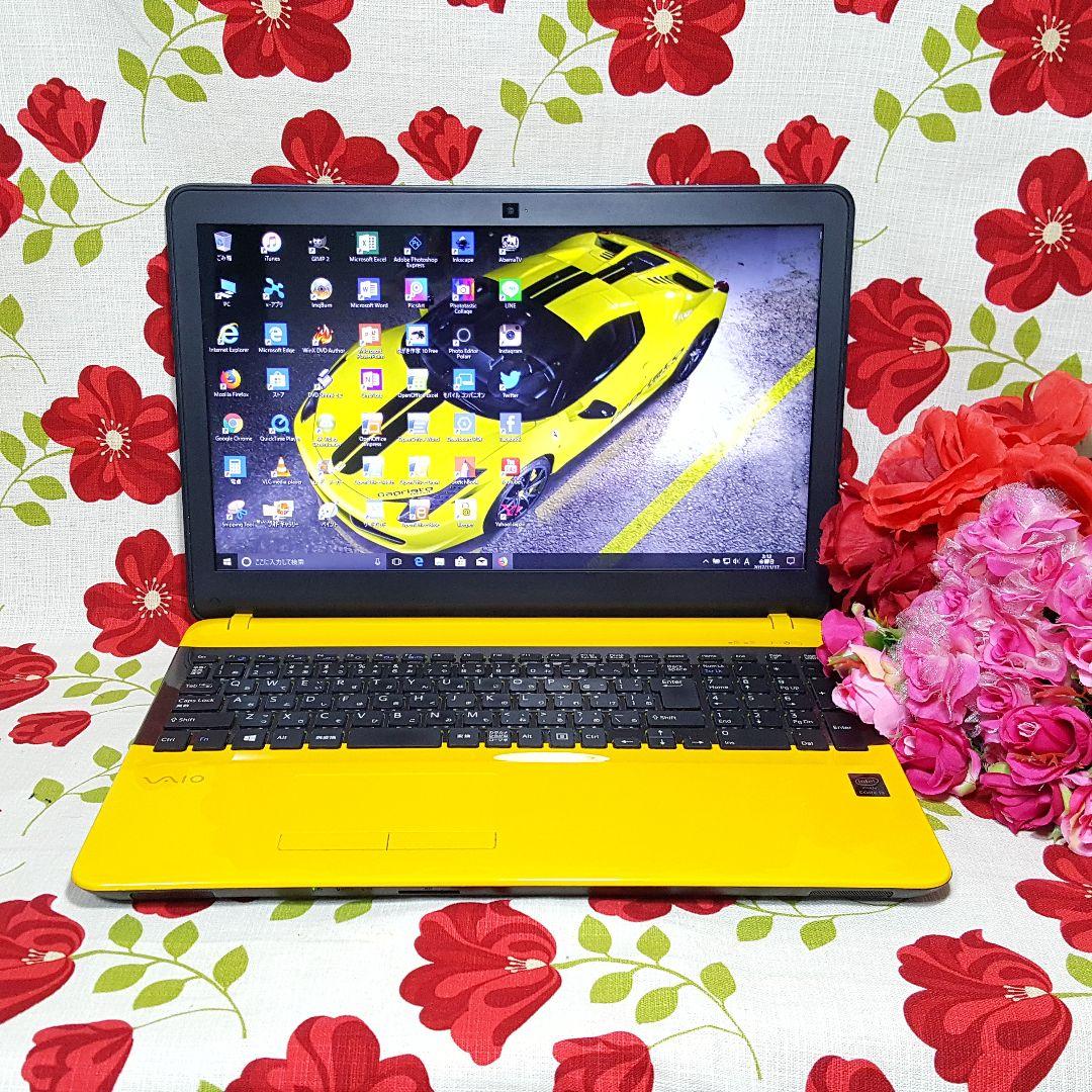 SONY VIAO/Windows11/SSD240G/メモリ8G★レア色★美品