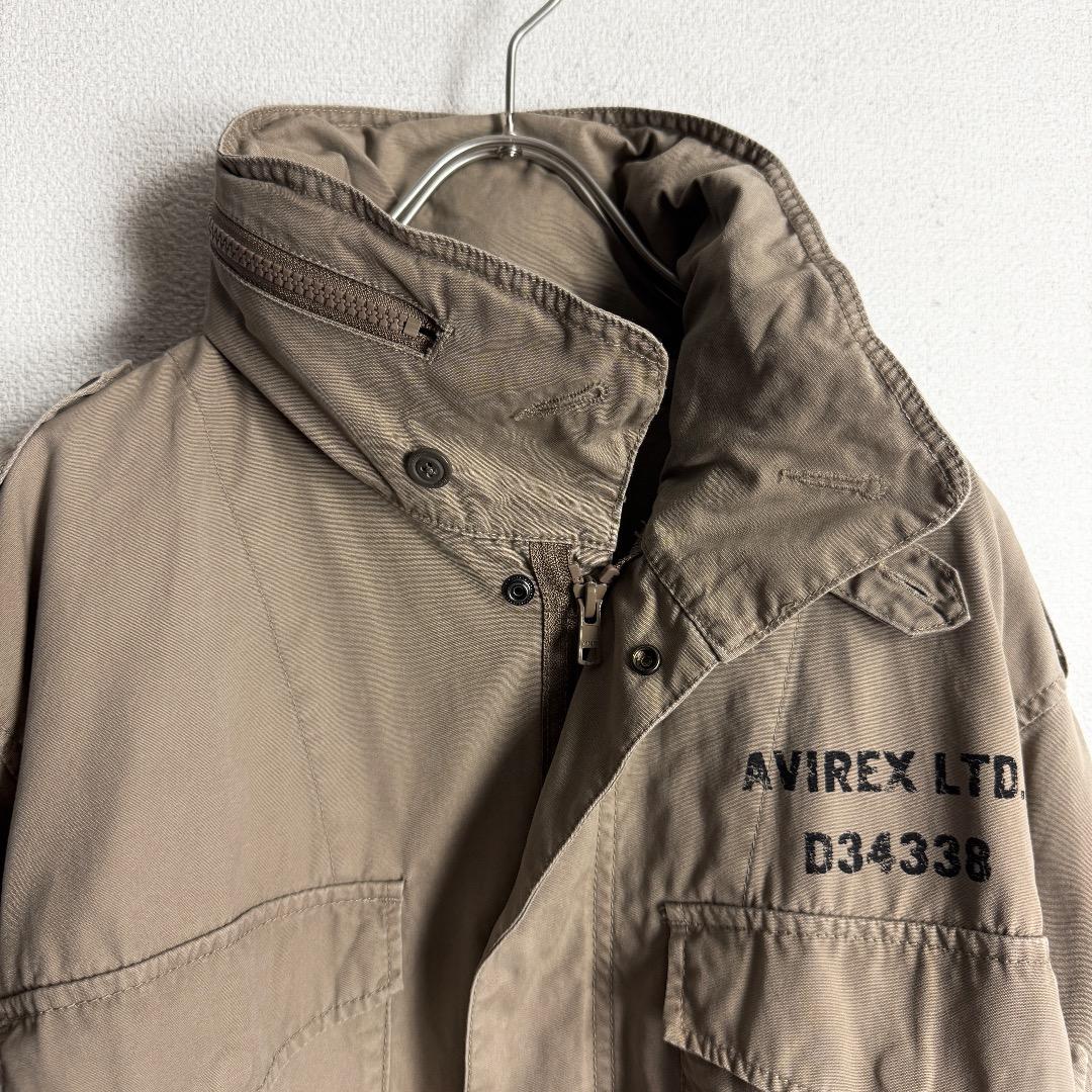 激レアデザイン　アヴィレックス　ミリタリージャケット　ブルゾン