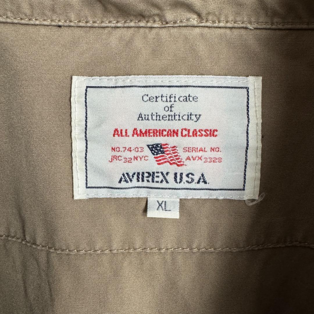激レアデザイン　アヴィレックス　ミリタリージャケット　ブルゾン