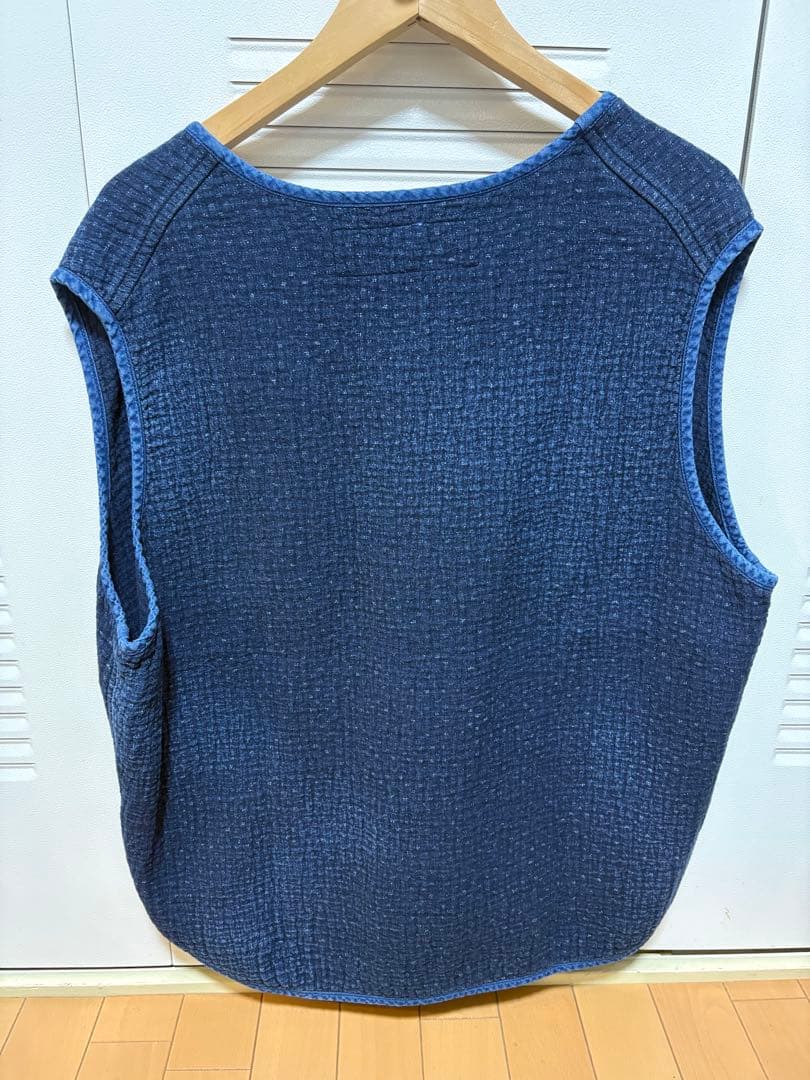 トップス Porter Classic NEW SASHIKO PULLOVER VEST