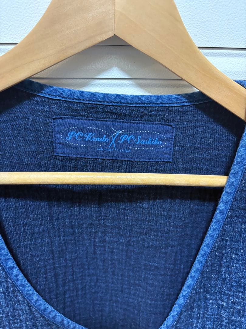 トップス Porter Classic NEW SASHIKO PULLOVER VEST