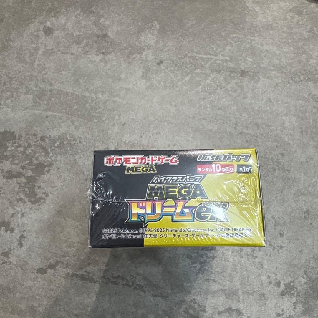 【新品未開封】ポケモンカードゲーム MEGAドリームex シュリンク付き1箱