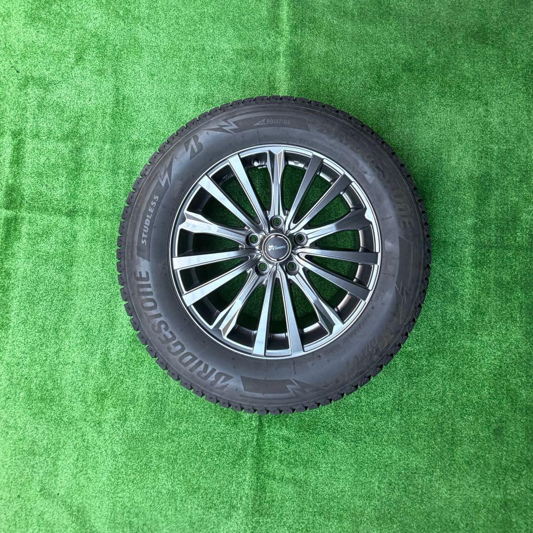 送料込24年製225/65R17ブリヂストンBLIZZAK VRX2ホイール5穴