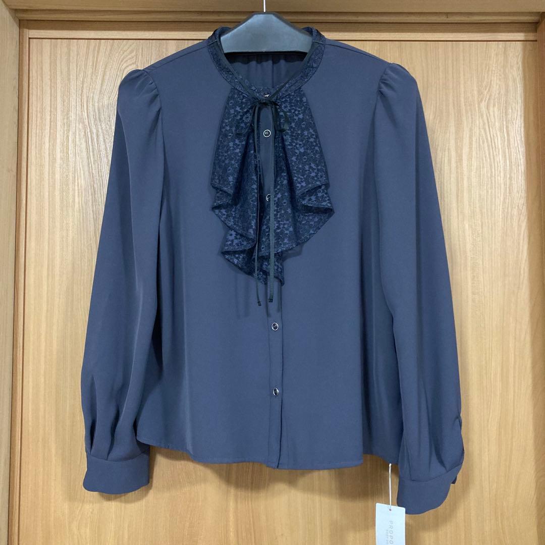 レースディテールブラウス プロポーション