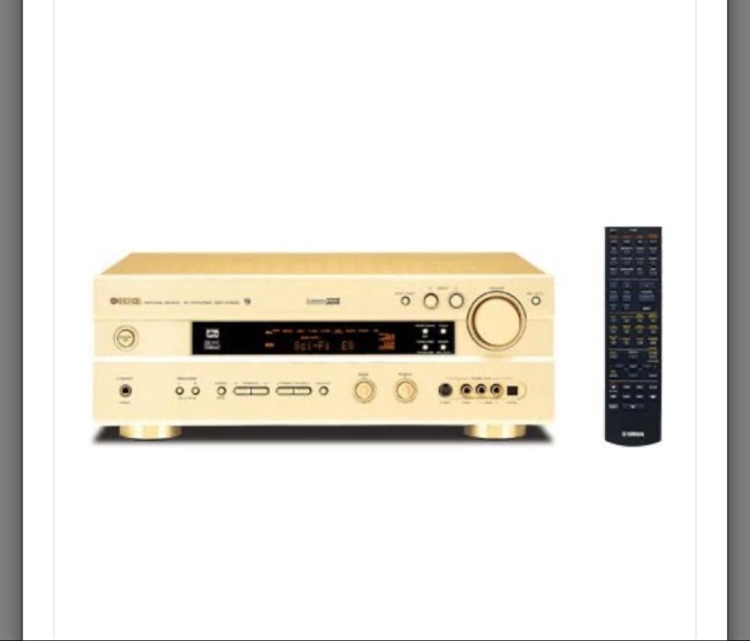 未使用品　ヤマハ　AVアンプ　パワーアンプ　DSP-AX630 ゴールド