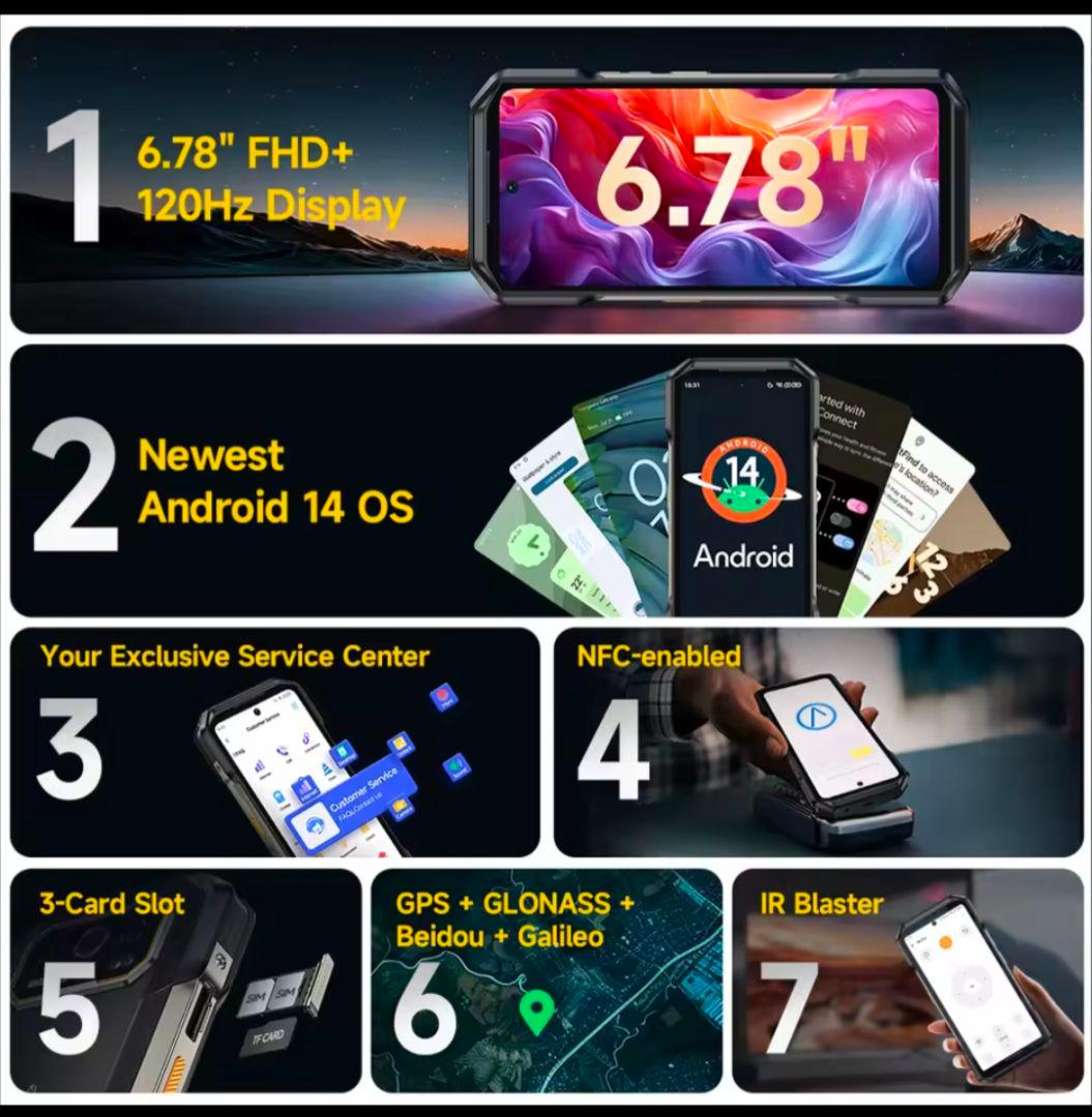 【新品未開封】Ulefone Armor 27T 4Gサーマルイメージングスマホ