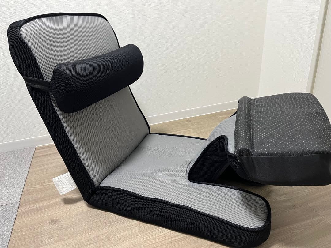 ゲーミング座椅子 専用テーブルカバー付(LC-B12TAB GY)グレー