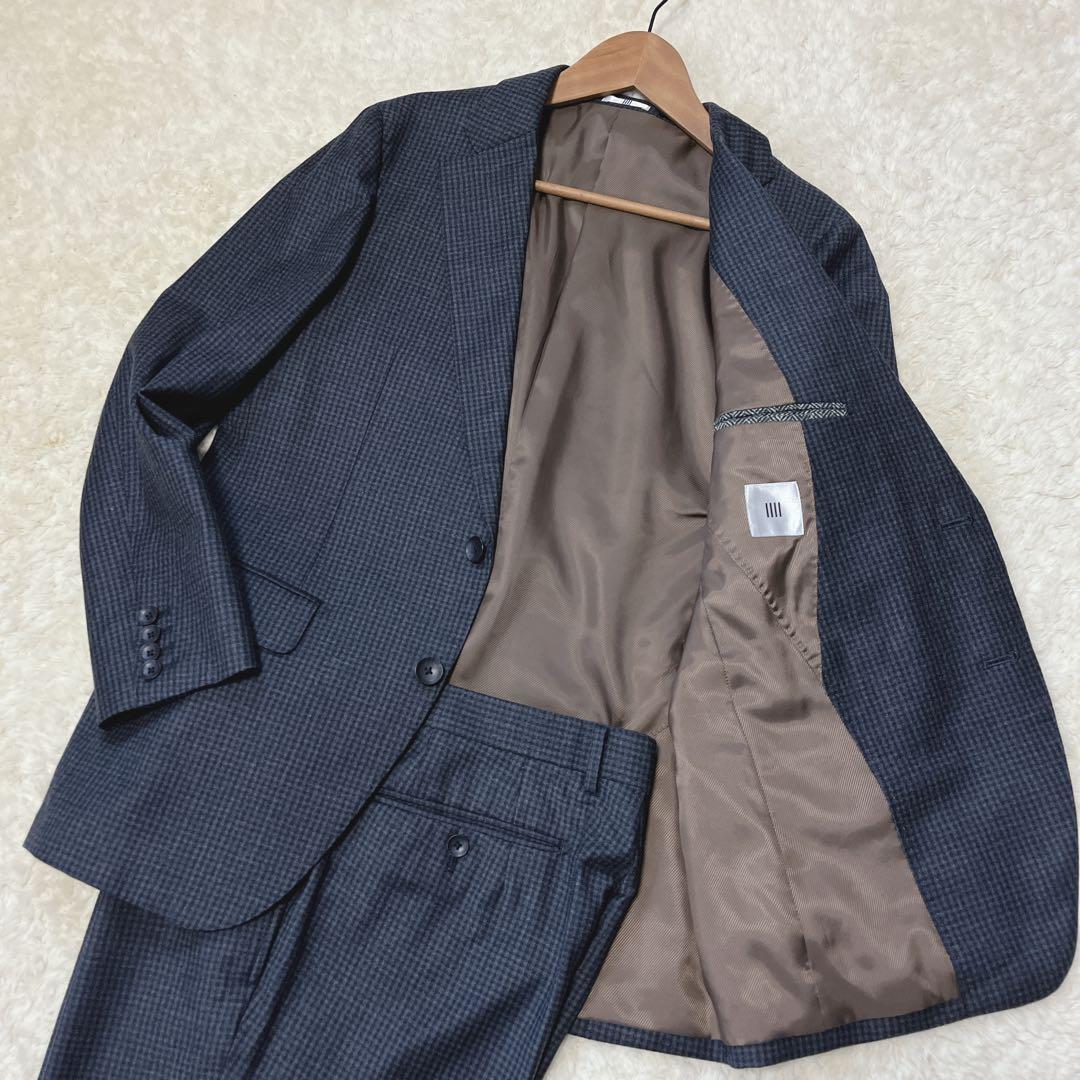 えまスーツセレクト　マルゾット　スーツ　ギンガムチェック　ウール