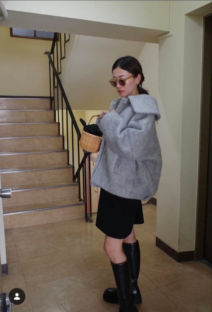 bow.a シャギーコート☆美品