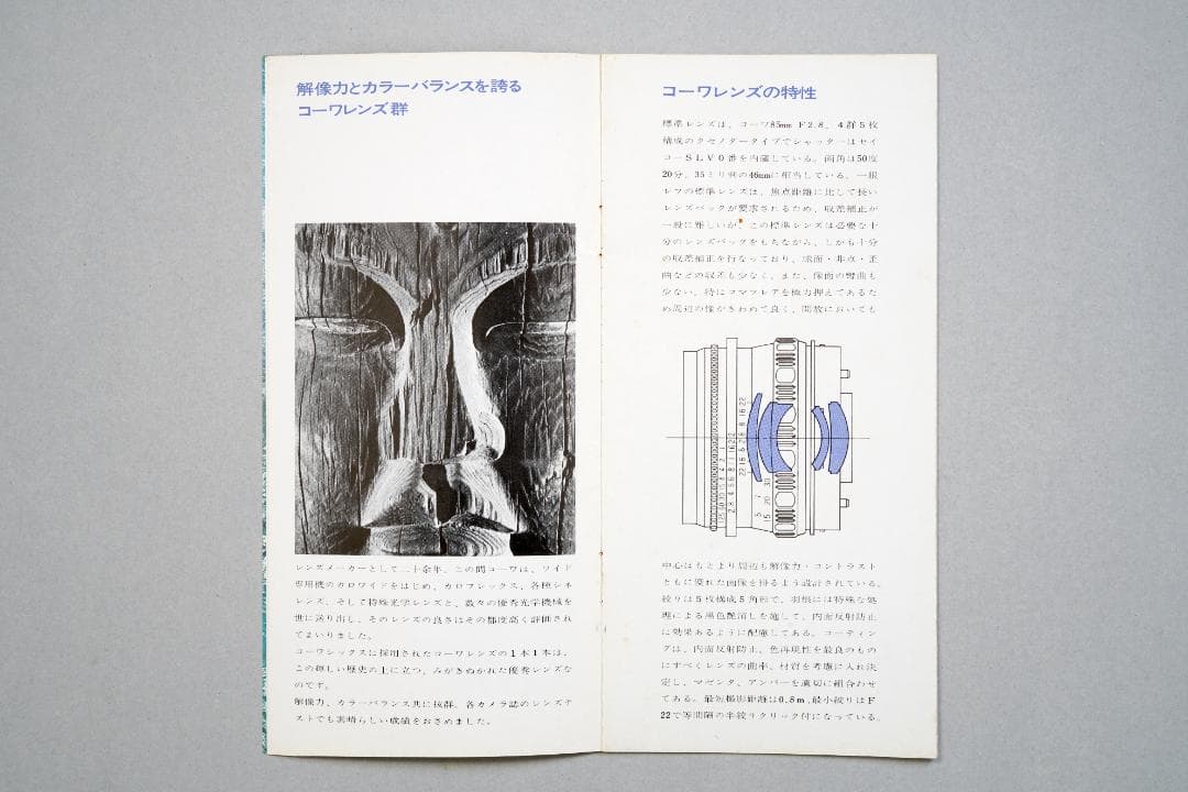 コーワシックス（Kowa/SIX）　カタログ&価格表　1968年　超貴重品　B