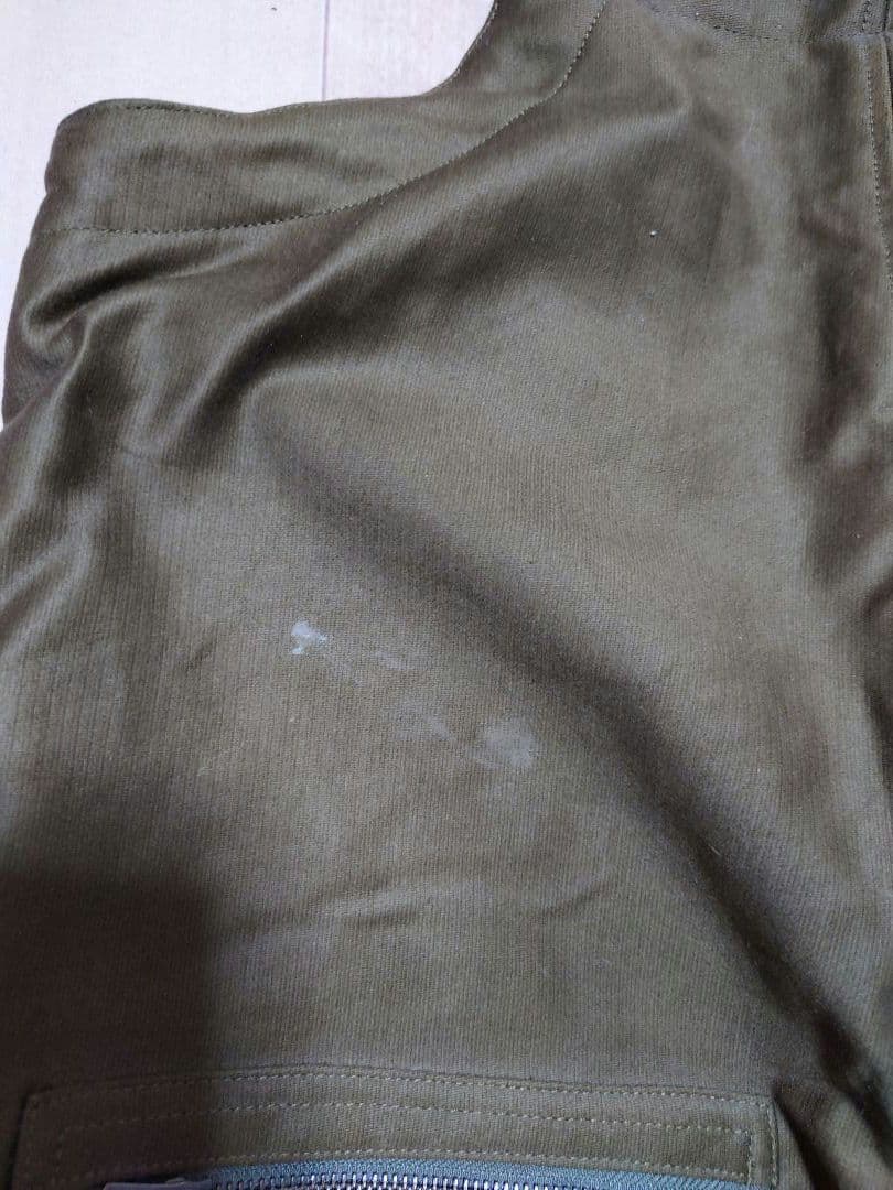 アンクラウド　UNCROWD オーバーオール　 Lサイズ オリーブ