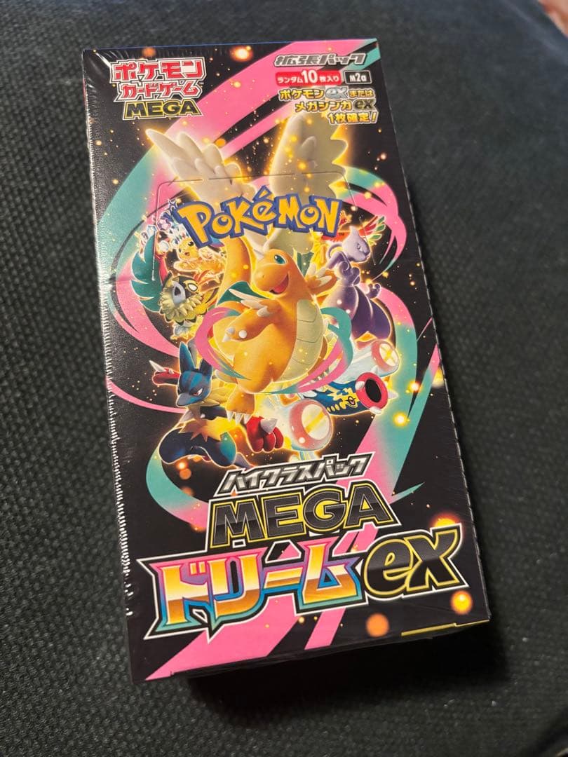 【新品•シュリンク付き】ポケモンカードゲーム MEGAドリームex 1box