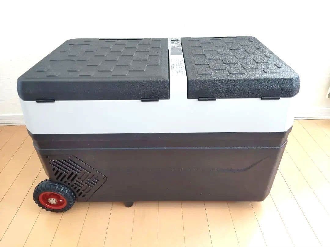 ポータブル冷蔵庫 車載冷蔵庫 2室 42L 冷凍庫 -20~10度 AC/DC