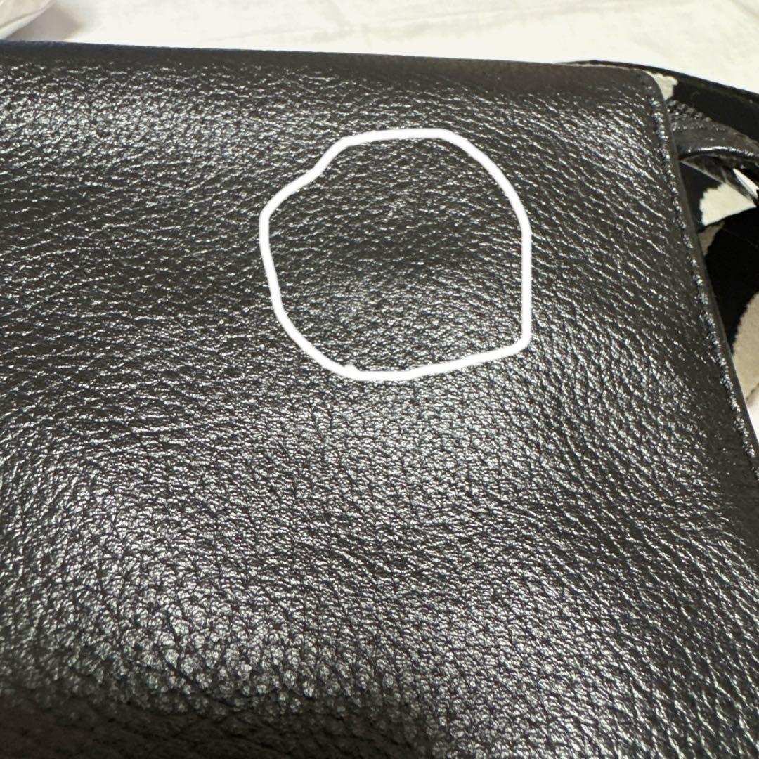 イアパピヨネ　柄ワイドテープショルダーバック