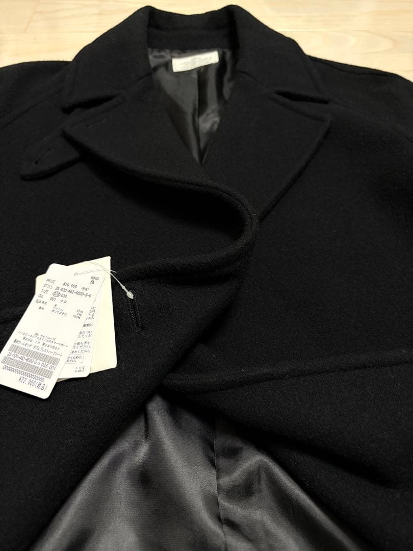 ジャーナルスタンダードレリューム 尾州ウールモッサWブレストハーフコート