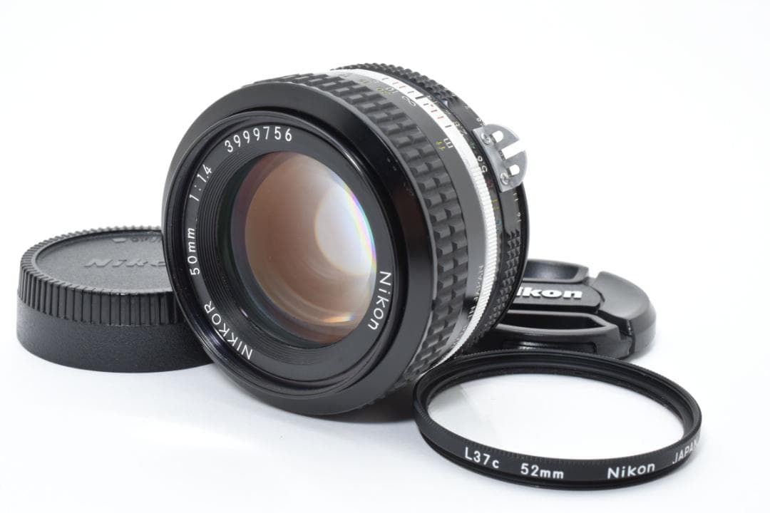 超美品 ニコン AI NIKKOR 50mm f1.4 MF レンズ　B555