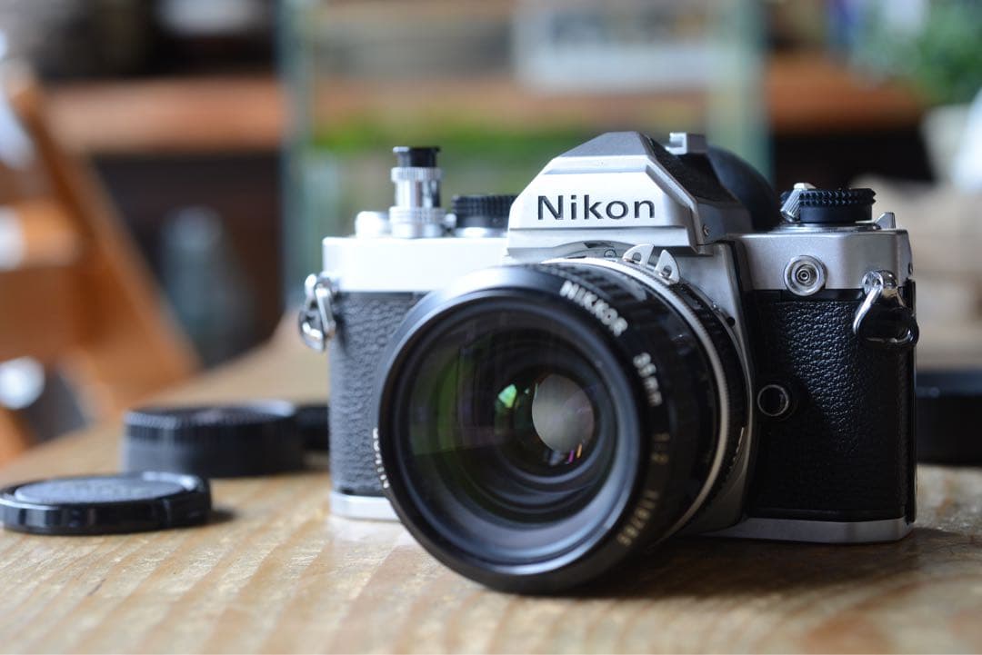Nikon FM フィルム一眼レフNIKKOR 35mm f/2 他付属