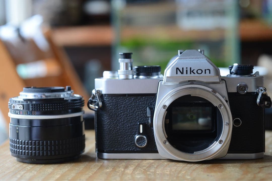 Nikon FM フィルム一眼レフNIKKOR 35mm f/2 他付属