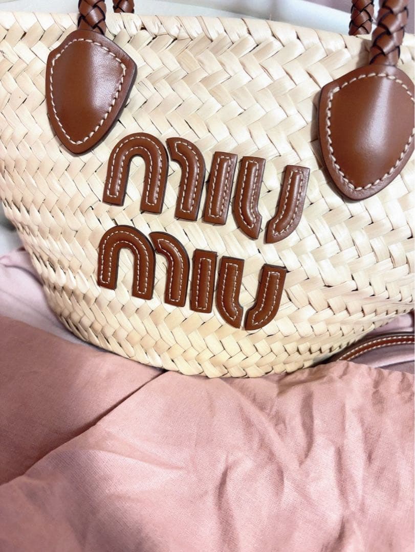 miu miu かごバッグ