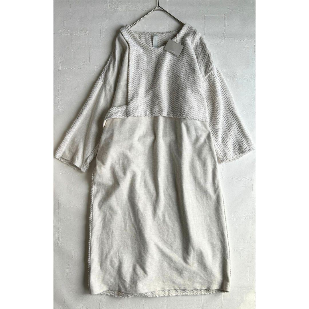 【ほぼ新品】sneeuw スニュウ パイルレイヤードワンピース 日本製