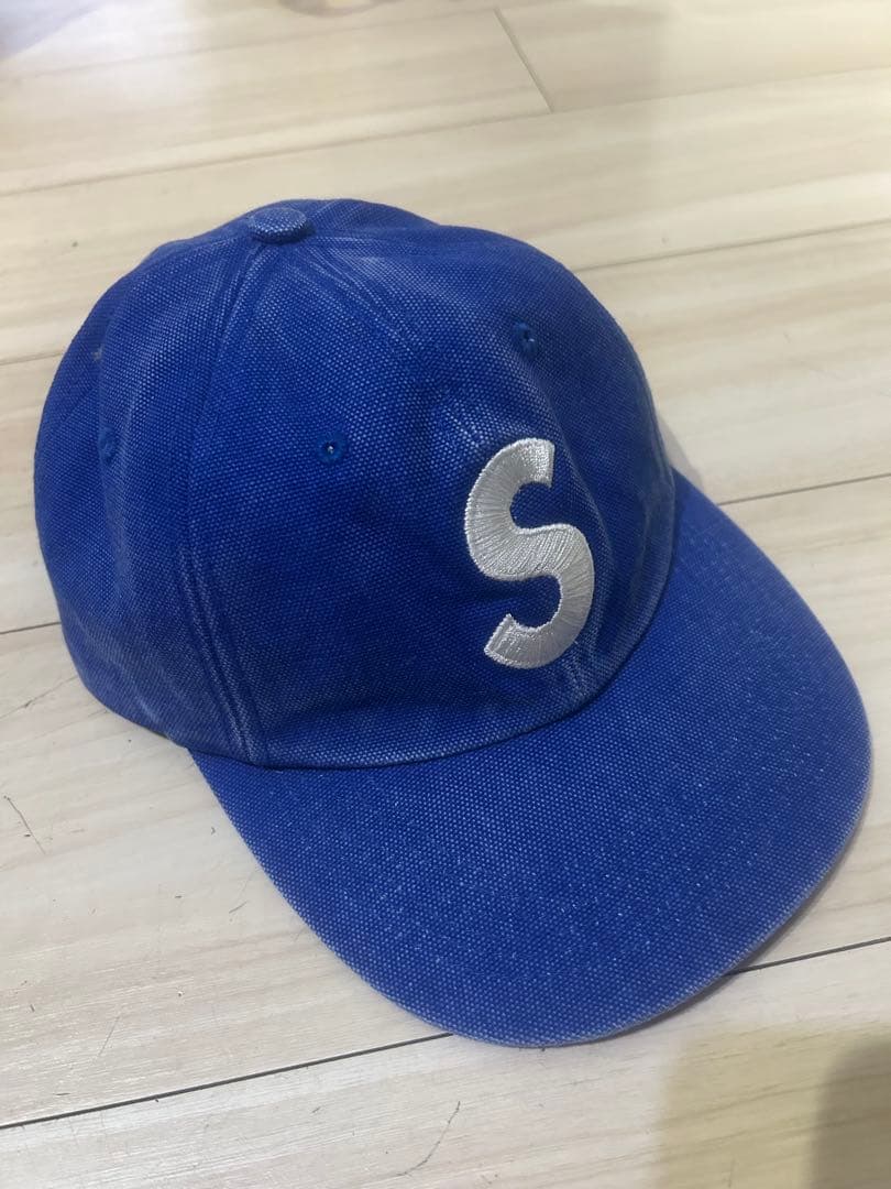 supreme Pigment Coated Canvas Sロゴキャップ