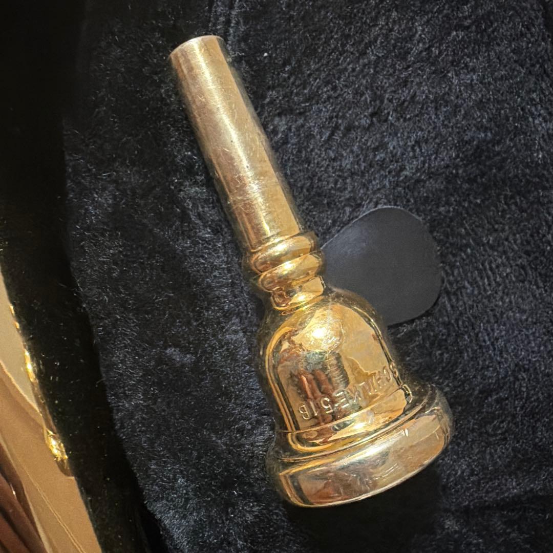 トロンボーンマウスピース ゴールド