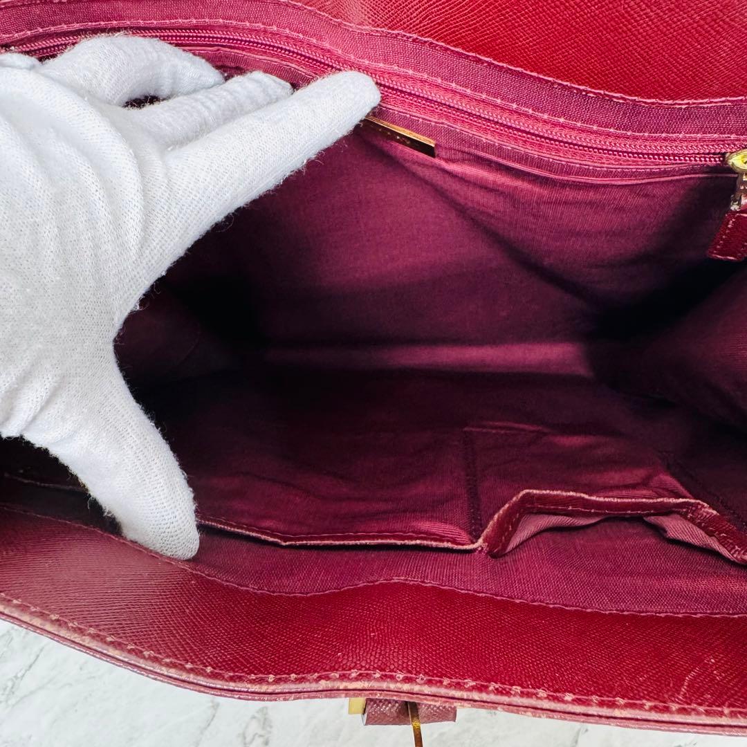 ✨BURBERRY✨バーバリー✨ボルドー✨ノバチェック✨トートバッグ✨