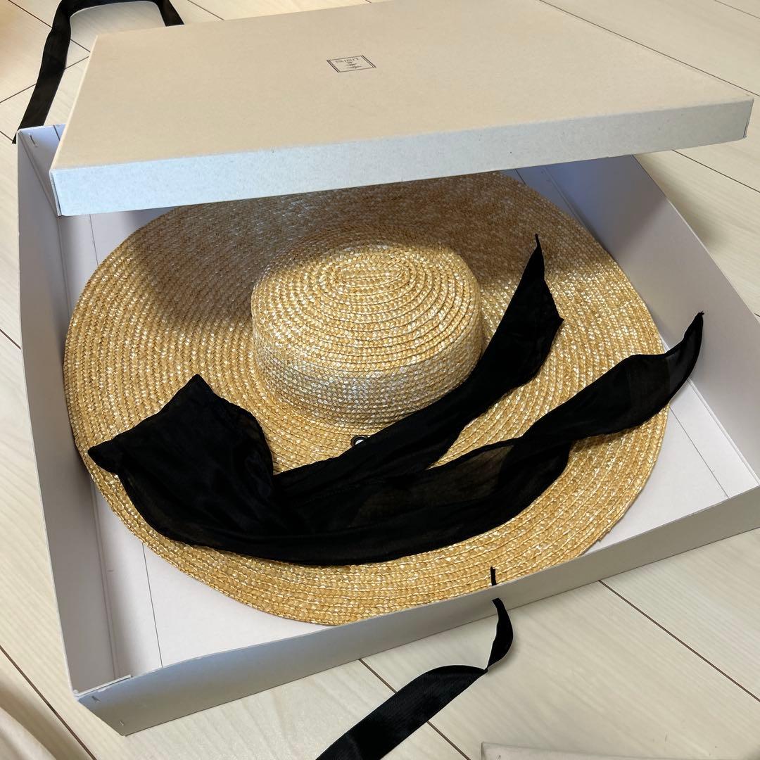 House of Lotus ハウスオブロータス　麦わら帽子 リボンボックス付き