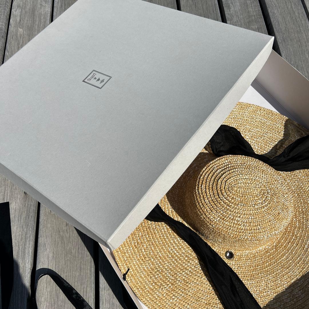 House of Lotus ハウスオブロータス　麦わら帽子 リボンボックス付き