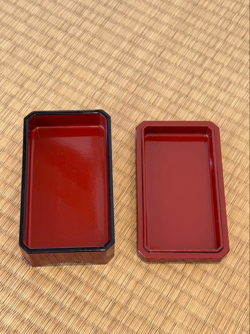 後藤塗 うな重 重箱 10客 漆器 お重 懐石料理道具 讃岐漆器