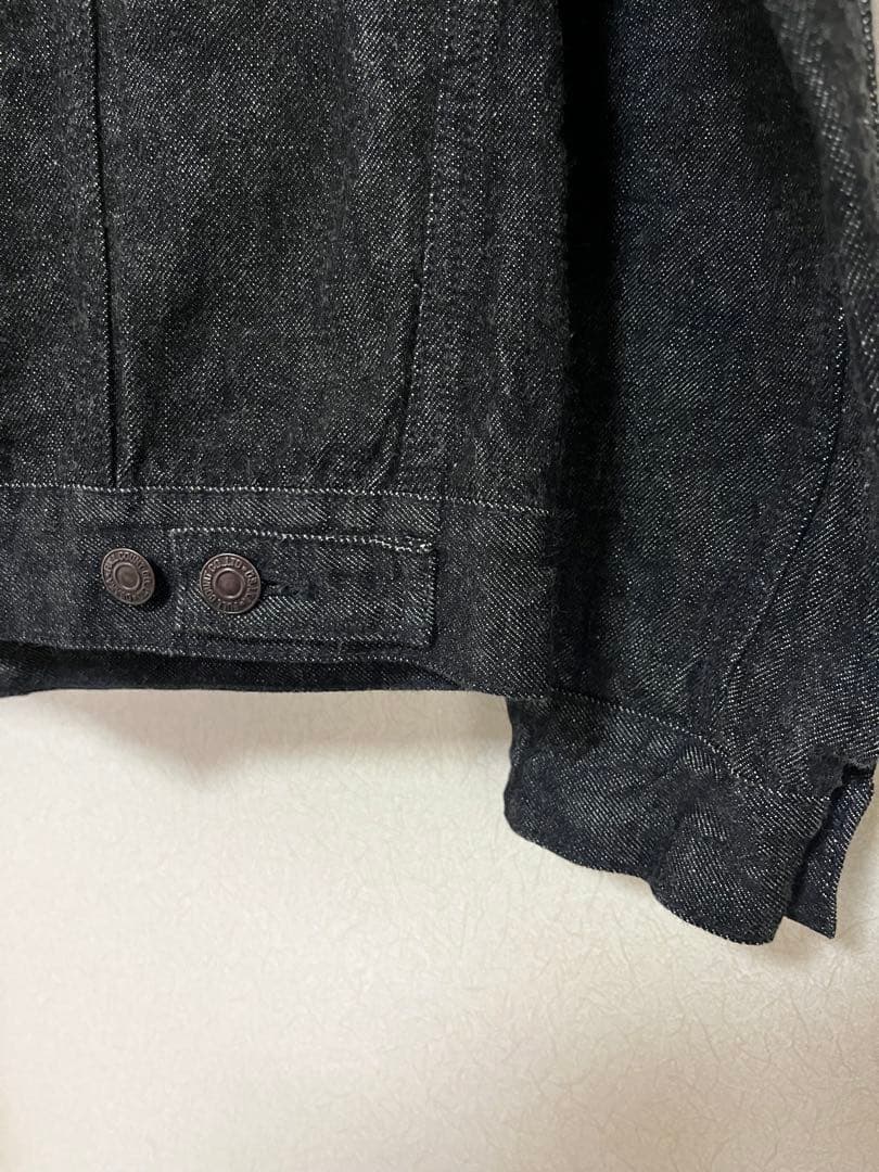フルカウント 2101BK サイズ40 ブラックデニムジャケット サード