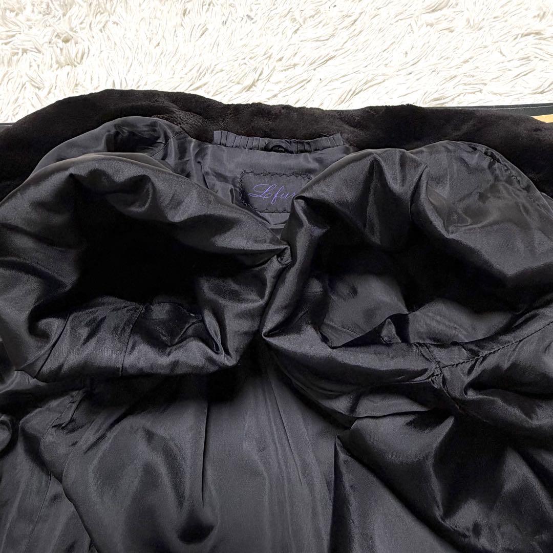 nakamura furミンク ファー ケープ ポンチョ ブラック