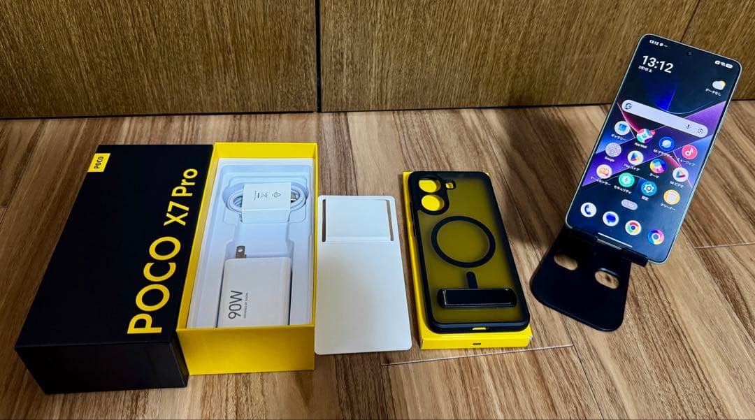 POCO X7 Pro グリーン 充電器・箱付き