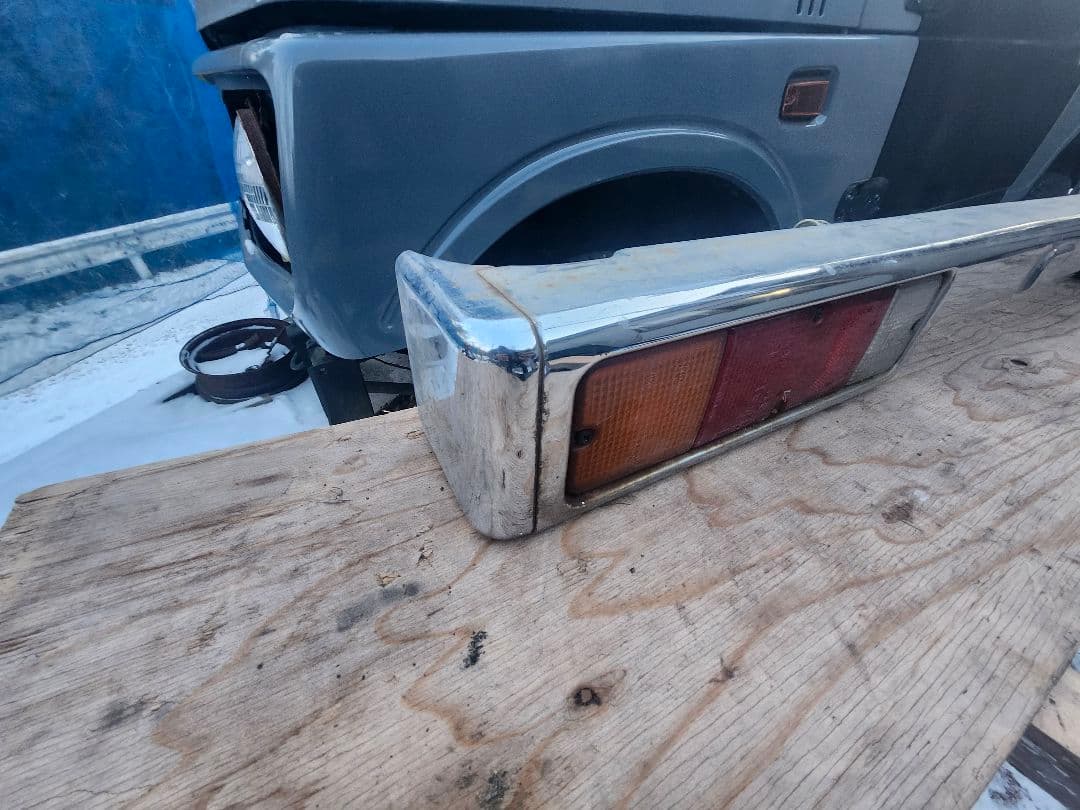 SUZUKI ジムニー JA11 純正メッキリアバンバー