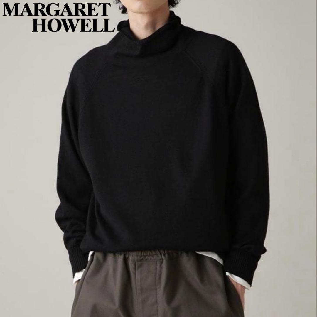 【24SS！】 極美品✨ マーガレットハウエル ウールリネンロールネックニット